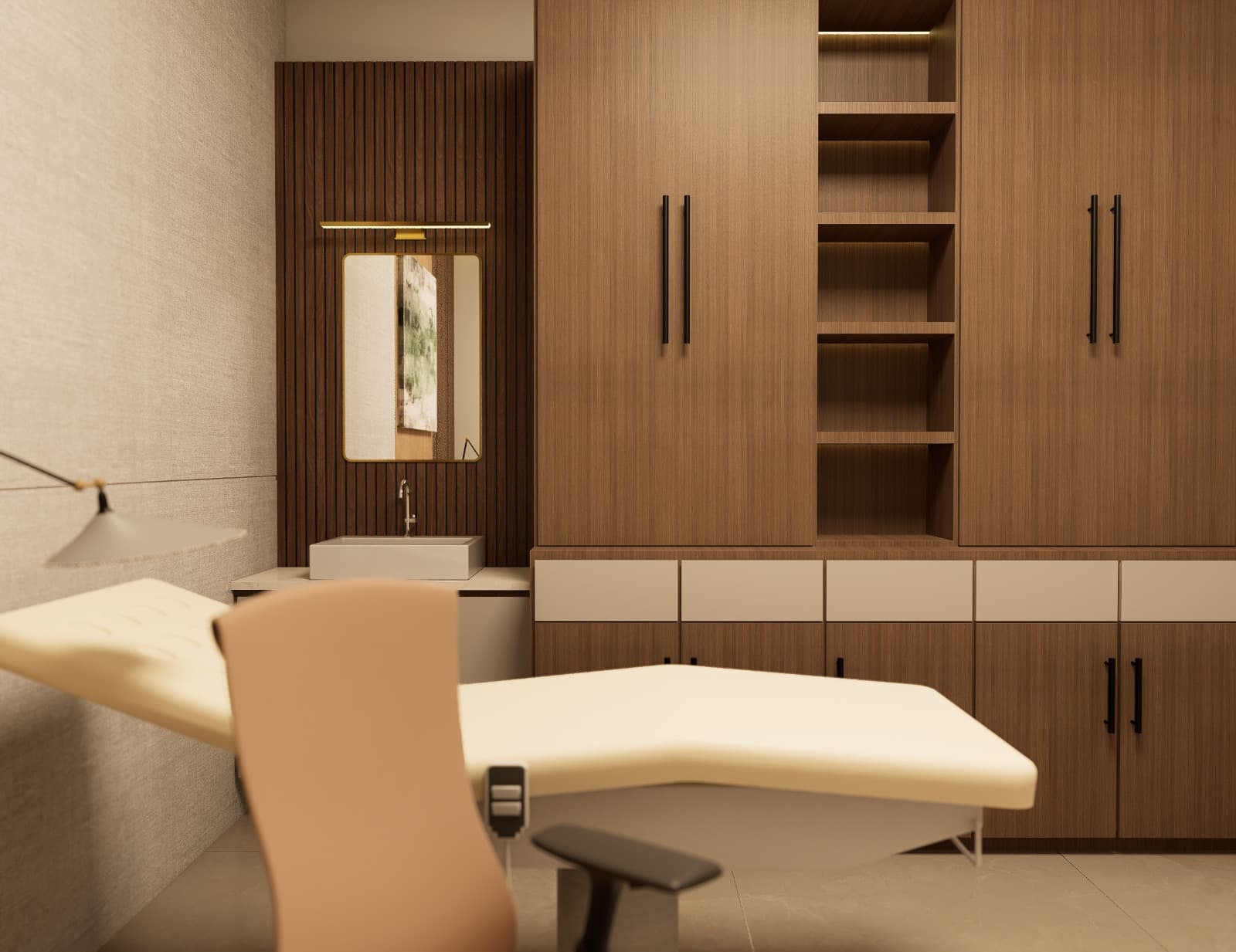 Advanced treatment room with premium equipment