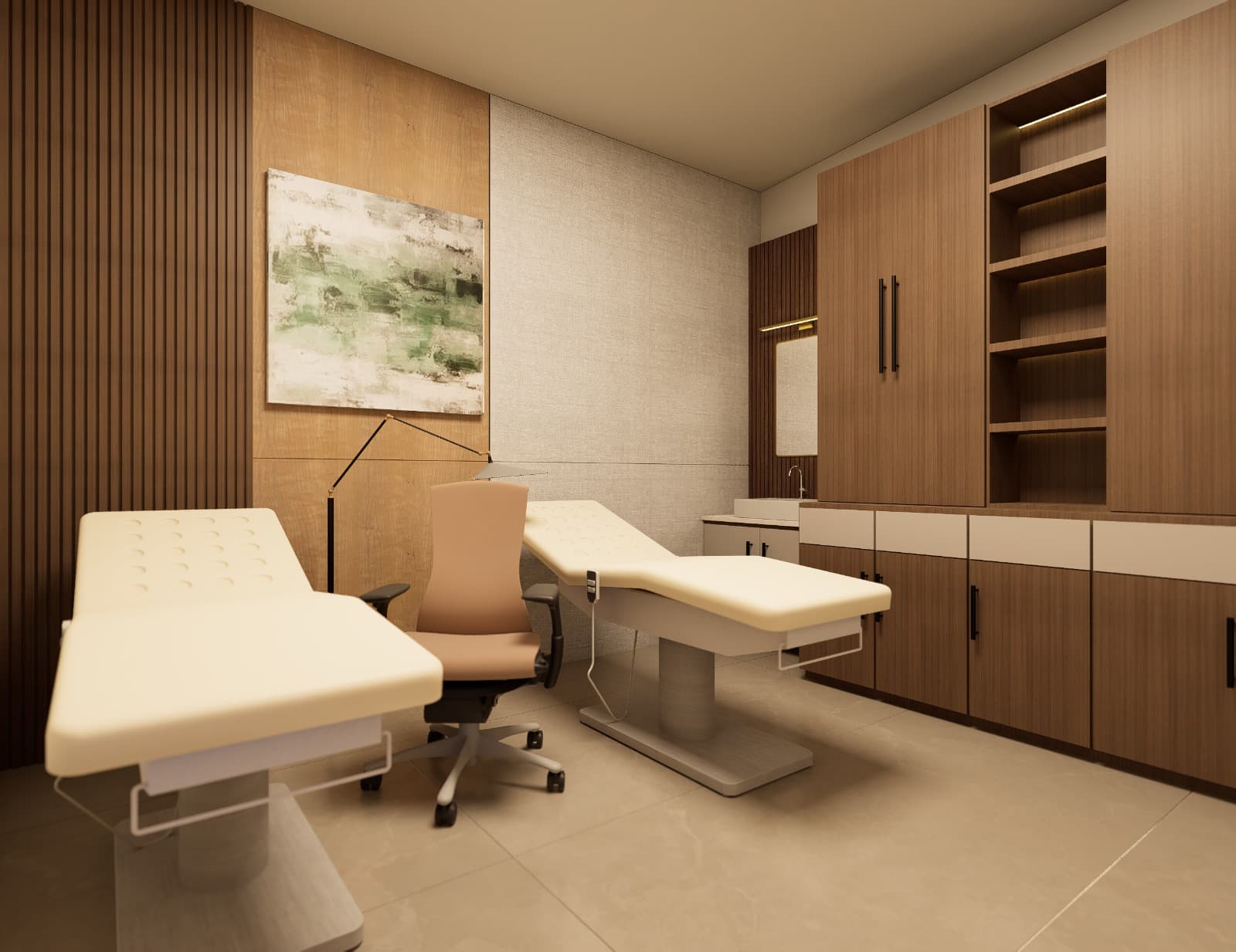 State-of-the-art aesthetic treatment suite